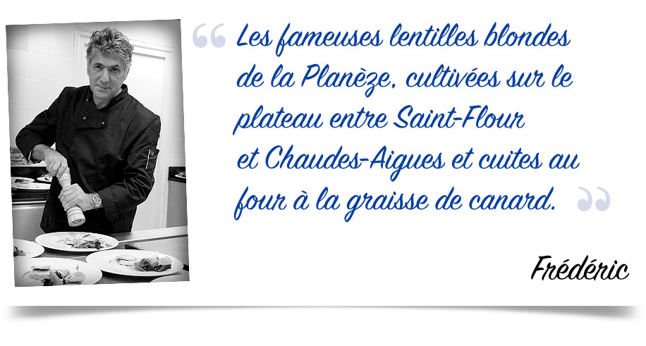 plat cuisine lentille blonde saint flour