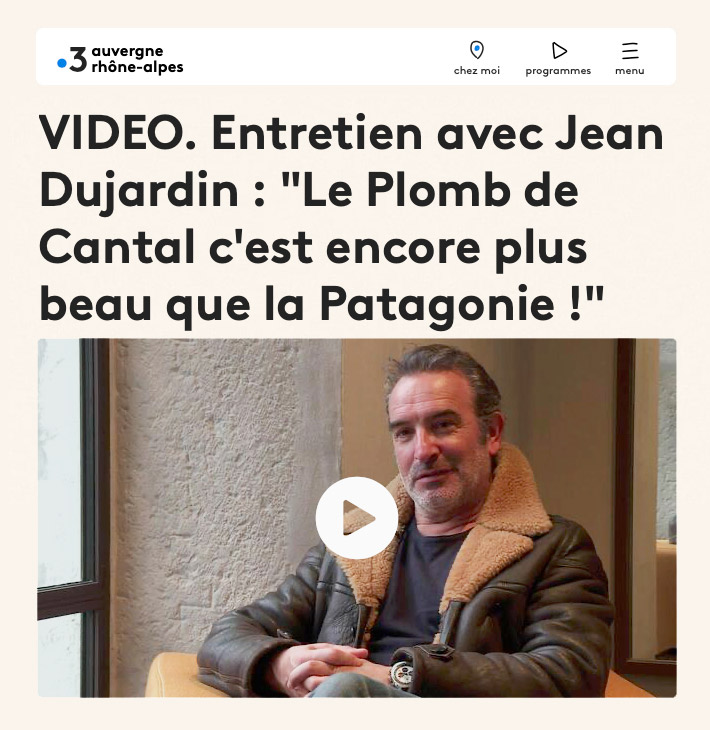 Dujardin cantal film